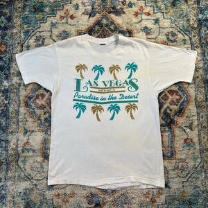 Vintage 1980s Las Vegas Palm Trees T-shirt Large